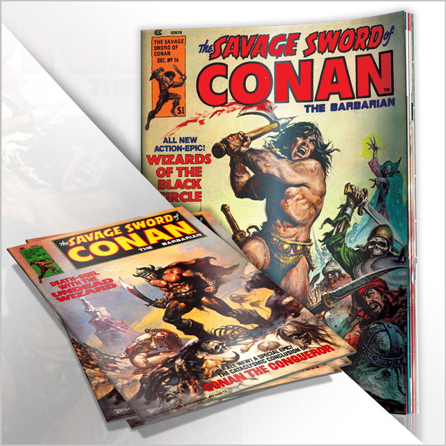 CLASSIC SAVAGE SWORD OF CONAN (B/W)